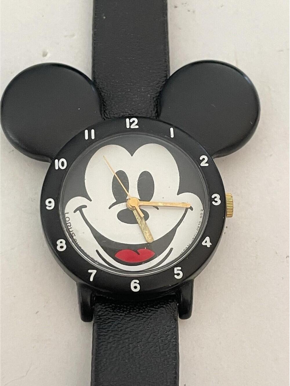 Disney Lorus Mickey Mouse Face Watch
